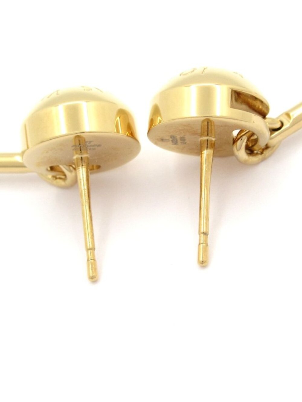 Louis Vuitton Earrings LV Signet Gold Silver - Picture 4 of 7